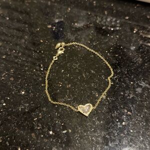 Kendra Scott Gold Heart Bracelet